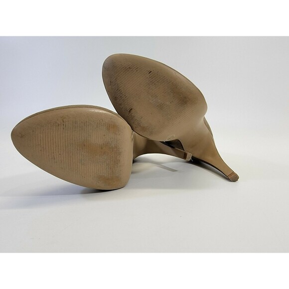 HHP Women's Size 9B BCBGeneration PL Brady Taupe Suede Leather Pumps Heels Shoes - Picture 8 of 8